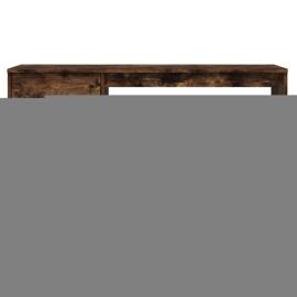 Birou cu sertar, stejar fumuriu, 115x50x75 cm, lemn prelucrat, 6 image