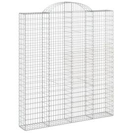 Coșuri gabion arcuite, 5 buc 200x30x220/240cm, fier galvanizat, 3 image