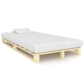 Cadru de pat din paleți, 120 x 200 cm, lemn masiv de pin