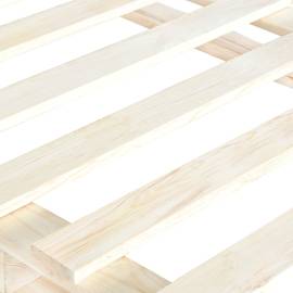 Cadru de pat din paleți, 120 x 200 cm, lemn masiv de pin, 5 image
