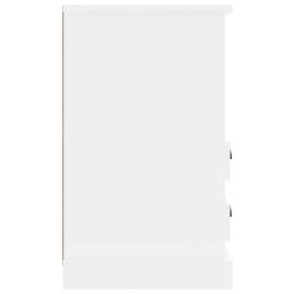 Noptiere, 2 buc., alb, 43x36x60 cm, 9 image