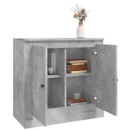 Servantă, gri beton, 70x35,5x67,5 cm, lemn prelucrat, 5 image