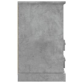 Noptieră, gri beton, 43x36x60 cm, 8 image