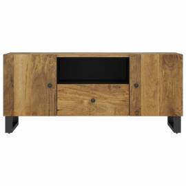 Dulap tv 105x33,5x46 cm, lemn masiv de mango și lemn prelucrat, 4 image