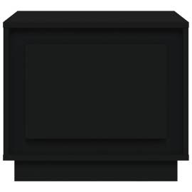 Măsuță de cafea, negru, 51x50x44 cm, lemn prelucrat, 5 image