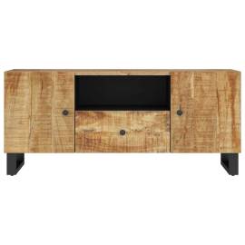 Dulap tv 105x33,5x46 cm, lemn masiv de mango și lemn prelucrat, 4 image