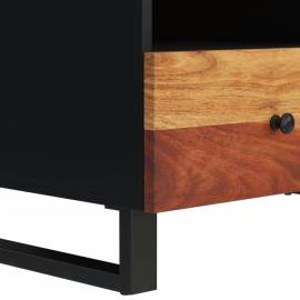 Măsuță de cafea, 80x54x40 cm, lemn masiv acacia/lemn prelucrat, 7 image