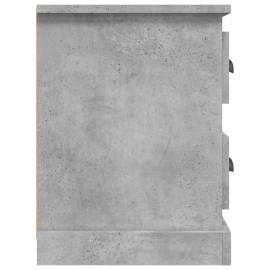 Comodă tv, gri beton, 102x35,5x47,5 cm, lemn prelucrat, 8 image