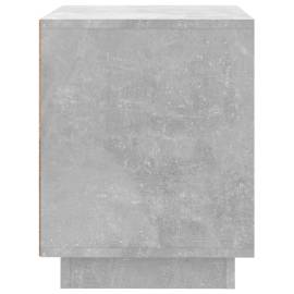 Noptieră, gri beton, 44x35x45 cm, lemn prelucrat, 8 image