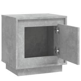 Noptieră, gri beton, 44x35x45 cm, lemn prelucrat, 6 image