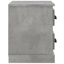 Noptieră, gri beton, 60x35,5x45 cm, 8 image