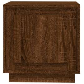 Noptieră, stejar maro, 44x35x45 cm, lemn prelucrat, 7 image