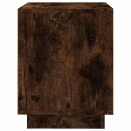 Noptiere, 2 buc., stejar afumat, 44x35x45 cm, lemn prelucrat, 8 image