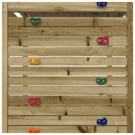 Set de joacă pentru exterior, lemn de pin impregnat, 8 image