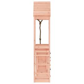 Căsuță de joacă cu perete de cățărat, lemn masiv douglas, 7 image