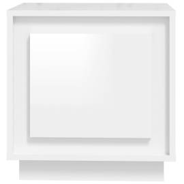 Noptieră, alb extralucios, 44x35x45 cm, lemn prelucrat, 7 image