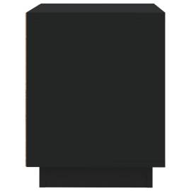 Noptiere, 2 buc, negru, 44x35x45 cm, lemn prelucrat, 8 image
