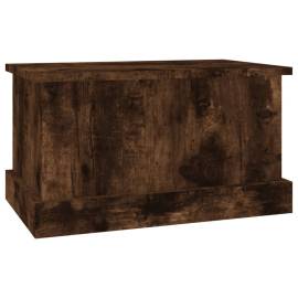 Cutie de depozitare, stejar afumat, 50x30x28 cm, lemn prelucrat, 5 image