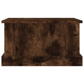 Cutie de depozitare, stejar afumat, 50x30x28 cm, lemn prelucrat, 6 image