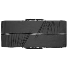 Genți depozitare perne, 2 buc., negru 135x40x55 cm polietilenă, 5 image