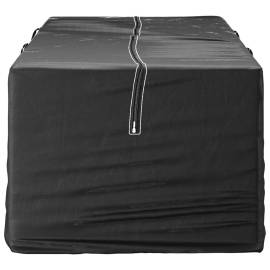 Genți depozitare perne, 2 buc., negru 135x40x55 cm polietilenă, 4 image