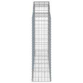 Coșuri gabion arcuite 10 buc, 200x50x140/160cm, fier galvanizat, 5 image