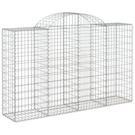 Coșuri gabion arcuite 14 buc, 200x50x120/140 cm,fier galvanizat, 3 image