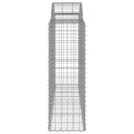 Coșuri gabion arcuite 14 buc, 200x50x120/140 cm,fier galvanizat, 5 image