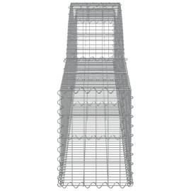 Coșuri gabion arcuite 3 buc, 400x30x40/60 cm, fier galvanizat, 5 image