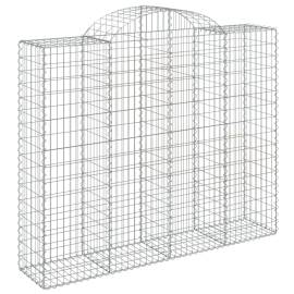 Coșuri gabion arcuite 4 buc, 200x50x160/180 cm, fier galvanizat, 3 image