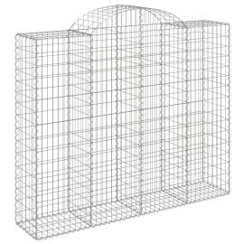 Coșuri gabion arcuite 5 buc, 200x50x160/180 cm, fier galvanizat, 3 image