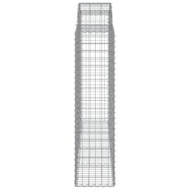 Coșuri gabion arcuite 5 buc, 200x50x160/180 cm, fier galvanizat, 5 image