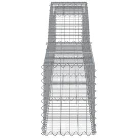 Coșuri gabion arcuite 5 buc, 400x30x40/60 cm, fier galvanizat, 5 image