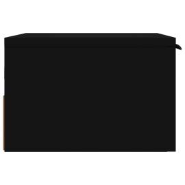 Noptiere de perete, 2 buc., negru, 34x30x20 cm, 10 image