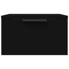 Noptiere de perete, 2 buc., negru, 34x30x20 cm, 8 image