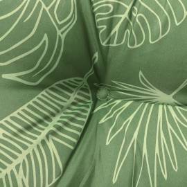 Perne de scaun, 2 buc., 40x40x7 cm, textil, model frunze, 8 image