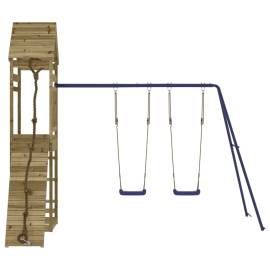 Set de joacă pentru exterior, lemn de pin impregnat, 5 image