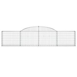 Coșuri gabion arcuite, 11 buc., 300x50x60/80cm, fier galvanizat, 4 image