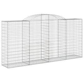 Coșuri gabion arcuite 2 buc. 300x50x140/160cm fier galvanizat, 3 image