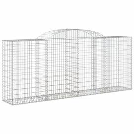 Coșuri gabion arcuite 3 buc. 300x50x120/140 cm, fier galvanizat, 3 image