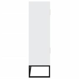 Dulap înalt, alb, 70x35x125 cm, lemn prelucrat, 6 image