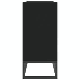 Servantă, negru, 105x30x65 cm, lemn prelucrat, 6 image