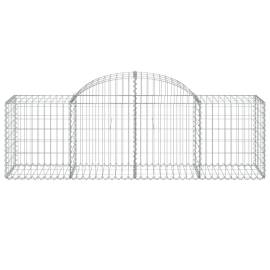 Coșuri gabion arcuite 10 buc, 200x50x60/80 cm, fier galvanizat, 4 image