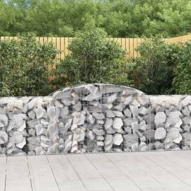 Coșuri gabion arcuite 10 buc, 300x50x80/100 cm, fier galvanizat