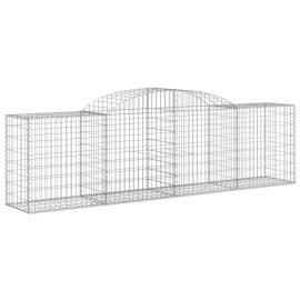 Coșuri gabion arcuite 10 buc, 300x50x80/100 cm, fier galvanizat, 3 image