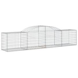 Coșuri gabion arcuite 2 buc, 300x50x60/80 cm, fier galvanizat, 3 image