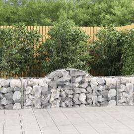 Coșuri gabion arcuite 20 buc, 200x50x60/80 cm, fier galvanizat