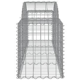 Coșuri gabion arcuite 20 buc, 200x50x60/80 cm, fier galvanizat, 5 image