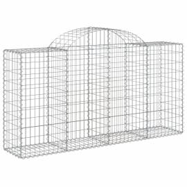 Coșuri gabion arcuite 9 buc, 200x50x100/120 cm, fier galvanizat, 3 image