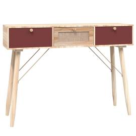 Masă consolă cu sertare, 105x30x75 cm, lemn prelucrat, 2 image